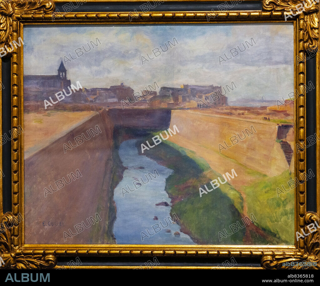 Ernest Curiel, Torrent de sa Riera, circa 1933, oil on canvas, krekovic museum, Palma, Majorca, Balearic Islands, Spain.