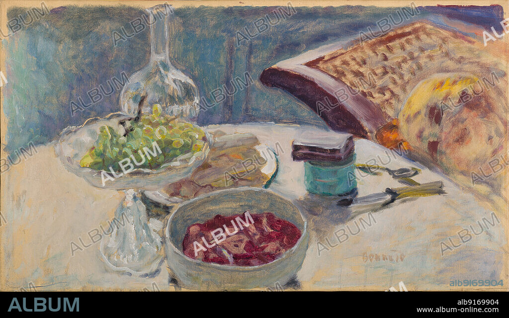 PIERRE BONNARD. Still Life with a Figure (Marthe Bonnard
