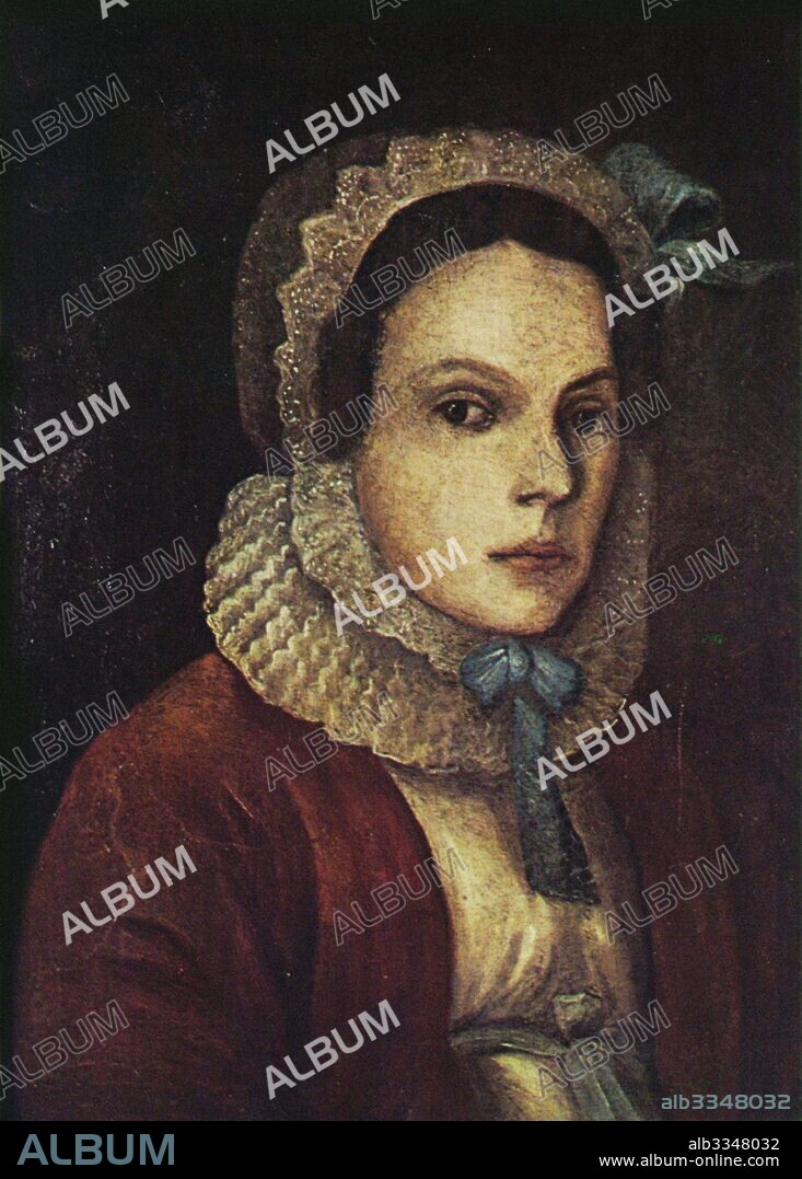 ANONYMOUS. Portrait of Maria Dmitrievna Mendeleeva (mother of D. Mendeleev).