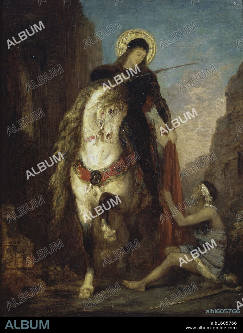 St. Martin   Gustave Moreau (1826-1898/French)   Private Collection, Zurich.