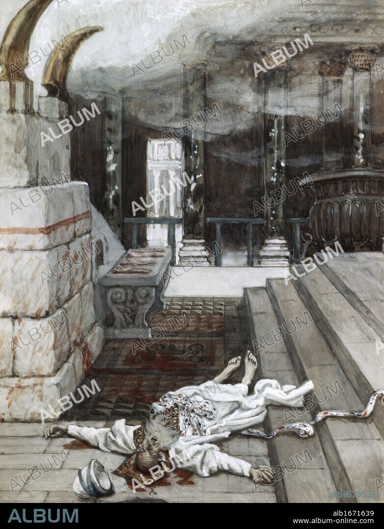 Zacharias Killed Between the Temple & the Altar  James Tissot (1836-1902/French).