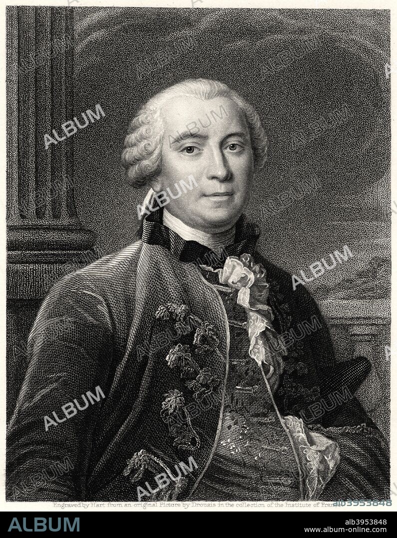 'Buffon', 19th century. George-Louis Leclerc, Comte de Buffon, French naturalist. Author of the encyclopedic 44-volume Histoire Naturelle, Buffon (1707-1778) proposed that the Earth existed before 4004 BC, the then generally accepted date of its creation. His work was a precursor of the theory of evolution.