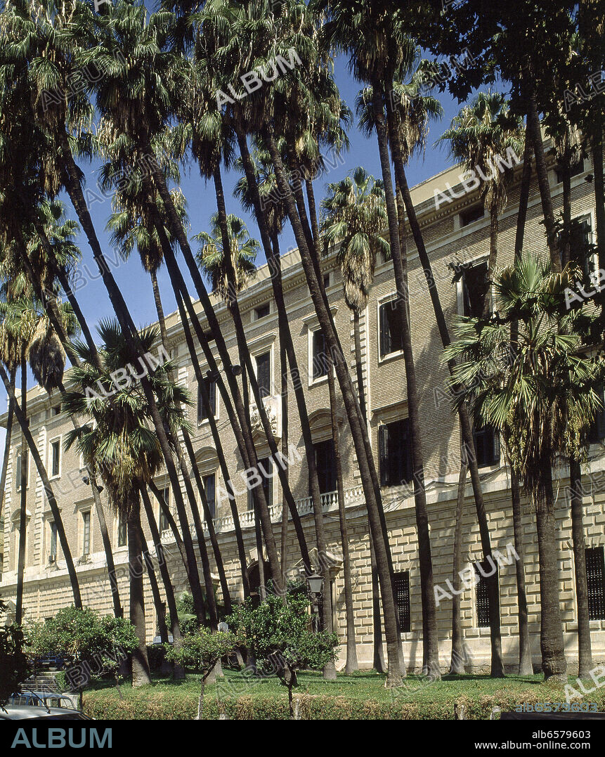 MANUEL MARTÍN RODRÍGUEZ. PALACIO DE LA ADUANA DE MALAGA - 1788 - NEOCLASICISMO ESPAÑOL.