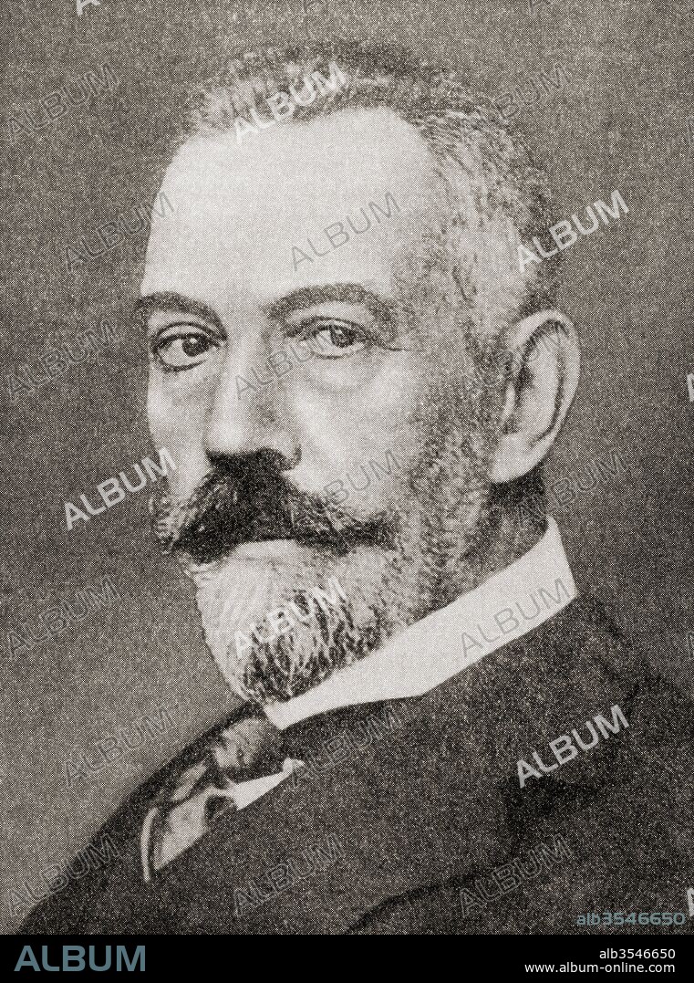 Theobald Theodor Friedrich Alfred von Bethmann Hollweg, 1856 – 1921. German politician, statesman and Chancellor of the German Empire. From The History of the Great War, published c. 1919.