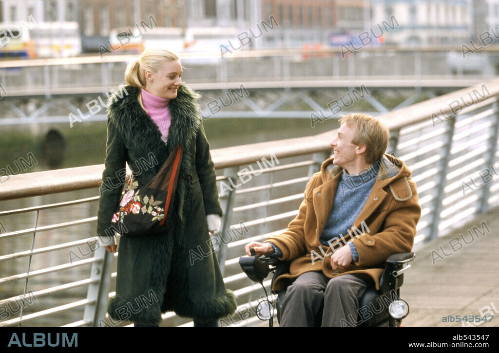 ROMOLA GARAI and STEVEN ROBERTSON in RORY O'SHEA WAS HERE, 2004 (INSIDE I'M DANCING), directed by DAMIEN O'DONNELL. Copyright FOCUS FEATURES.