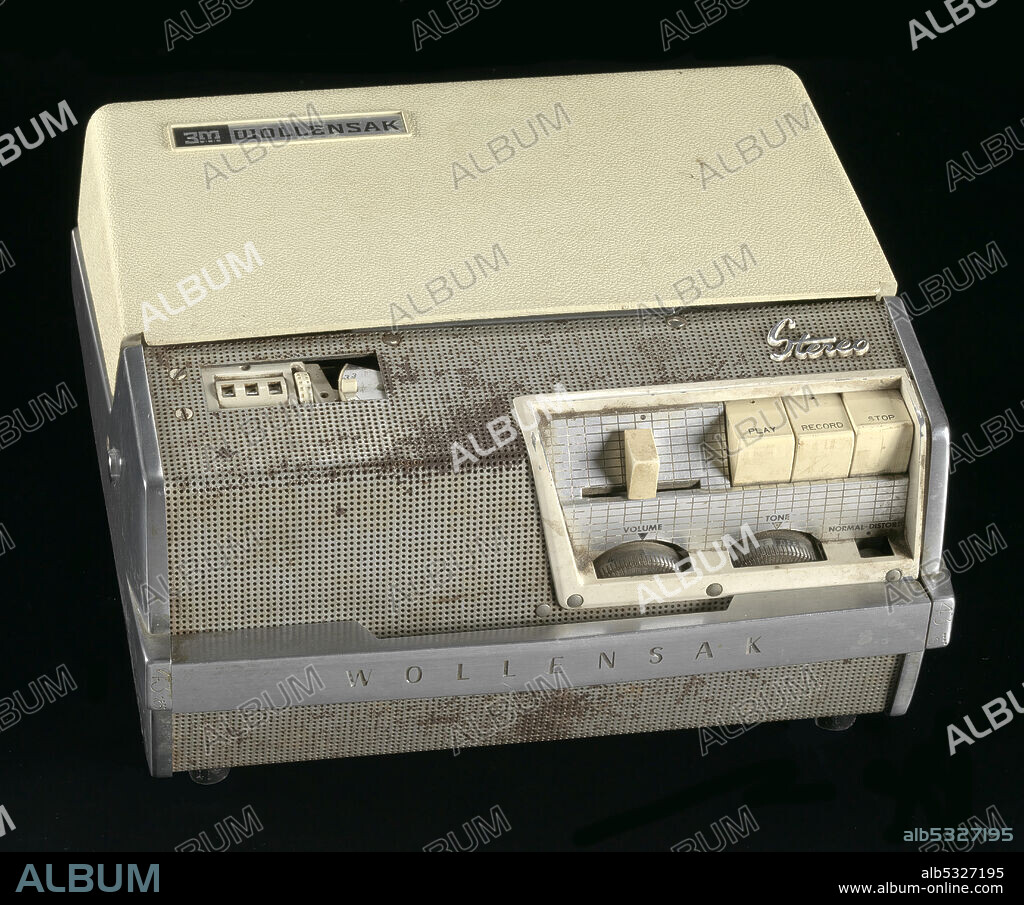 WOLLENSAK. Tape recorder used by Malcolm X at Mosque #7,1960. Creator:  Wollensak. - Album alb5327195