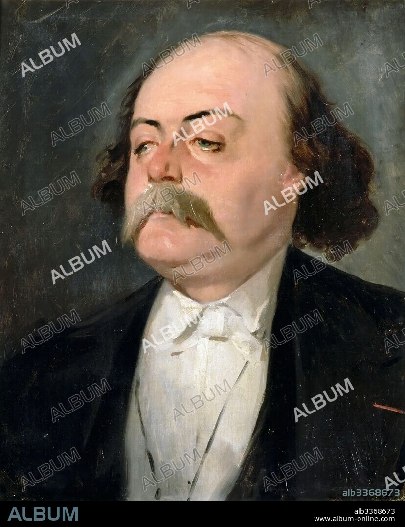 PIERRE FRANCOIS EUGENE GIRAUD. Portrait of Gustave Flaubert (1821-1880).