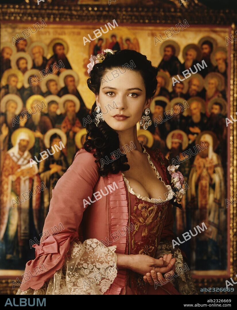 CATHERINE ZETA-JONES in CATHERINE THE GREAT, 1996, directed by JOHN GOLDSMITH and MARVIN CHOMSKY. Copyright UFA INTERNATIONAL.