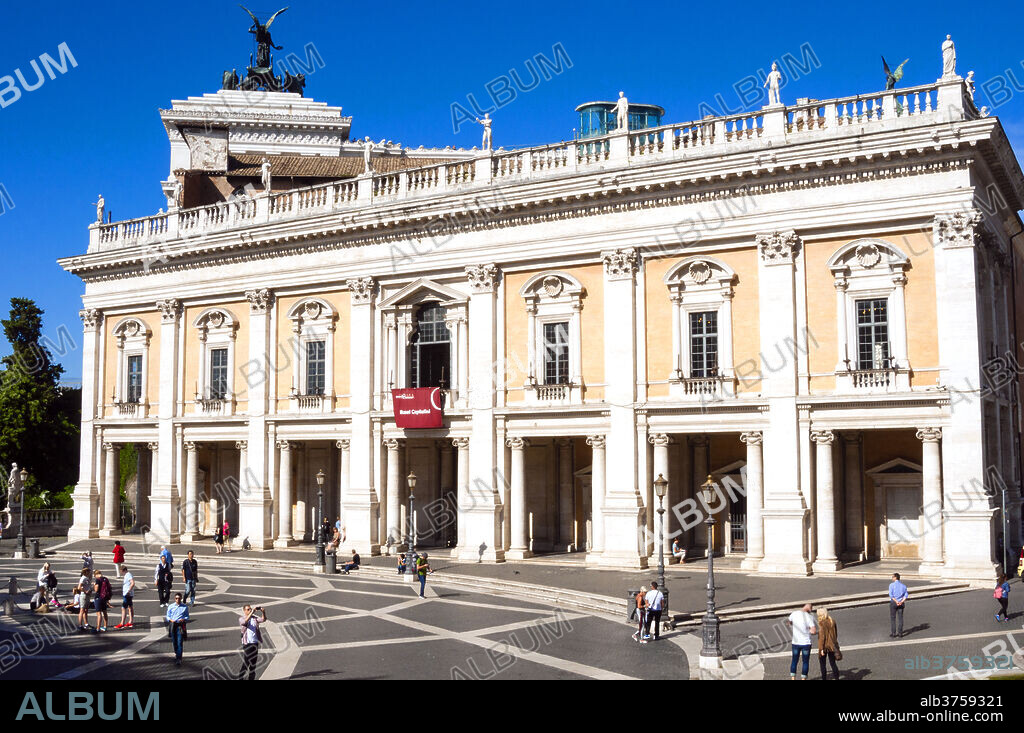 Palazzo Nuovo, Campidoglio, Capitoline Hill, UNESCO World Heritage Site, Rome, Lazio, Italy, Europe.