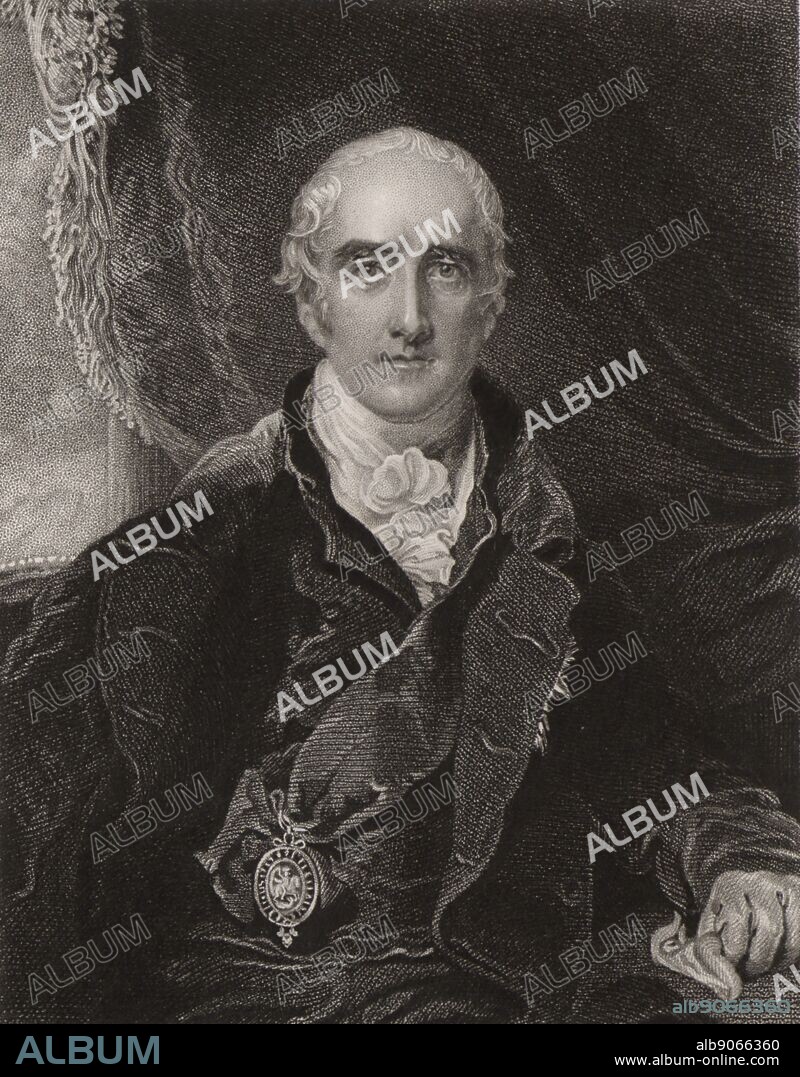 Richard Colley Wellesley, Marquis Wellesley (1760-1842) Irish-born British statesman, older brother of Arthur Wellesley, Duke of Wellington. Governor-general of India 1797-1805. Engraving after portrait by Thomas Lawrence.