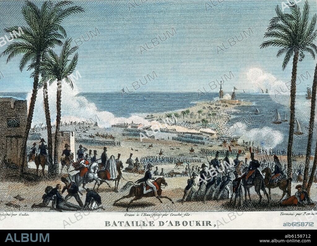 GUDIN. BATALLA DE ABOUKIR (O ABUKIR) 25/JULIO/1799.
