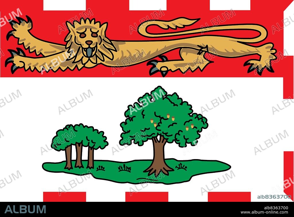 Flag of Prince Edward Island.