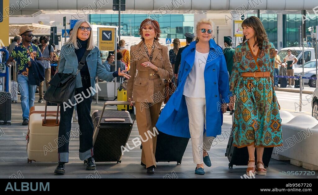 CANDICE BERGEN, DIANE KEATON, JANE FONDA und MARY STEENBURGEN in BOOK CLUB 2: THE NEXT CHAPTER, 2023, unter der Regie von BILL HOLDERMAN. Copyright Endeavor Content / Focus Features.