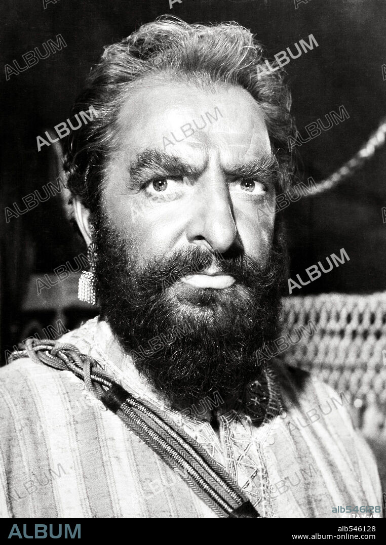 HUGH GRIFFITH en BEN-HUR, 1959, dirigida por WILLIAM WYLER. Copyright M.G.M.