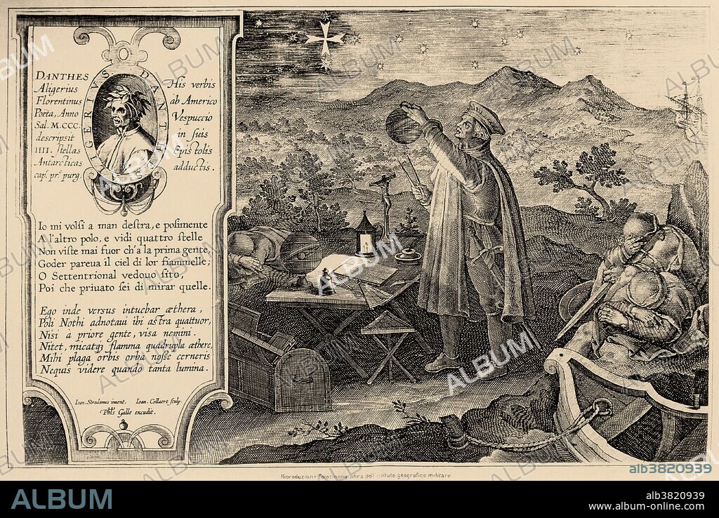 Amerigo Vespucci (March 9, 1454 - February 22, 1512) was an Italian explorer, financier, navigator and cartographer. At the invitation of king Manuel I of Portugal, Vespucci participated as observer in several voyages that explored the east coast of South America between 1499 and 1502. On the first of these voyages he was aboard the ship that discovered that South America extended much further south than previously thought. The expeditions became widely known in Europe after two accounts attributed to Vespucci were published between 1502 and 1504. In 1507, Martin WaldseemÃ¼ller produced a world map on which he named the new continent America after the feminine Latin version of Vespucci's first name, which is Americus. He died in 1512, at the age of 57, of an unknown cause.