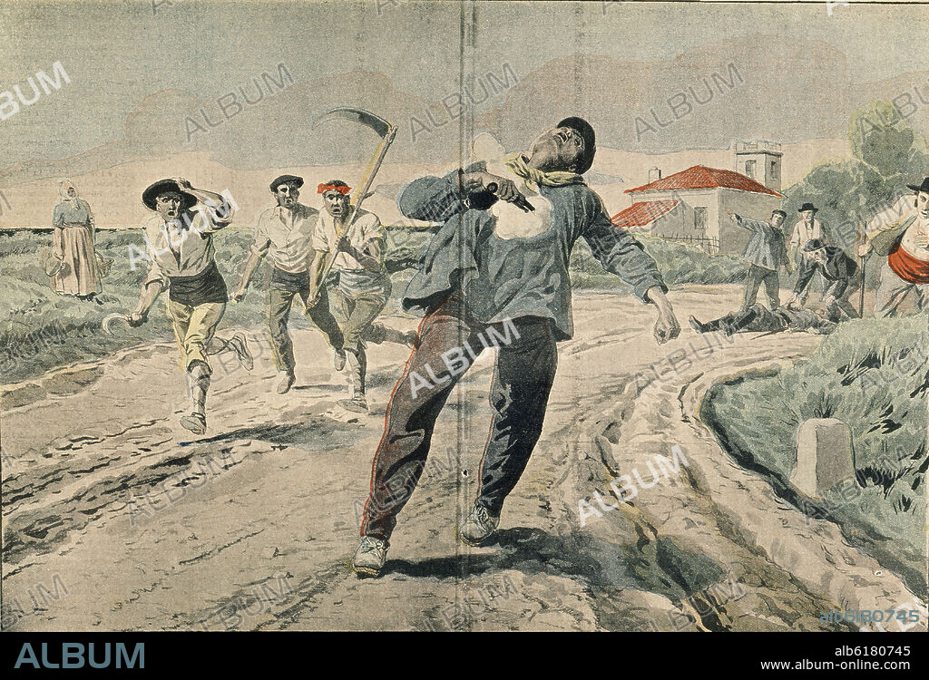 SUICIDIO DE MATEO MORRAL AUTOR DEL ATENTADO CONTRA ALFONSO XIII - 1906.
