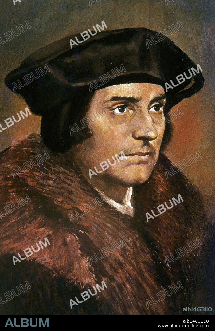 TOMAS MORO, Santo (1478-1535). Humanista y político inglés.