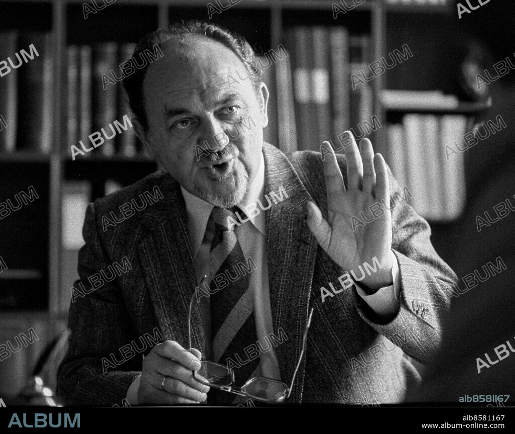 KÖPENHAMN 19800312 . Anker Jörgensen, socialdemokratisk politiker i Danmark. Statsminister och utrikesminister. Foto: Torbjörn Andersson / EXP / TT / Kod: 4 . ** AFTONBLADET OUT **.
