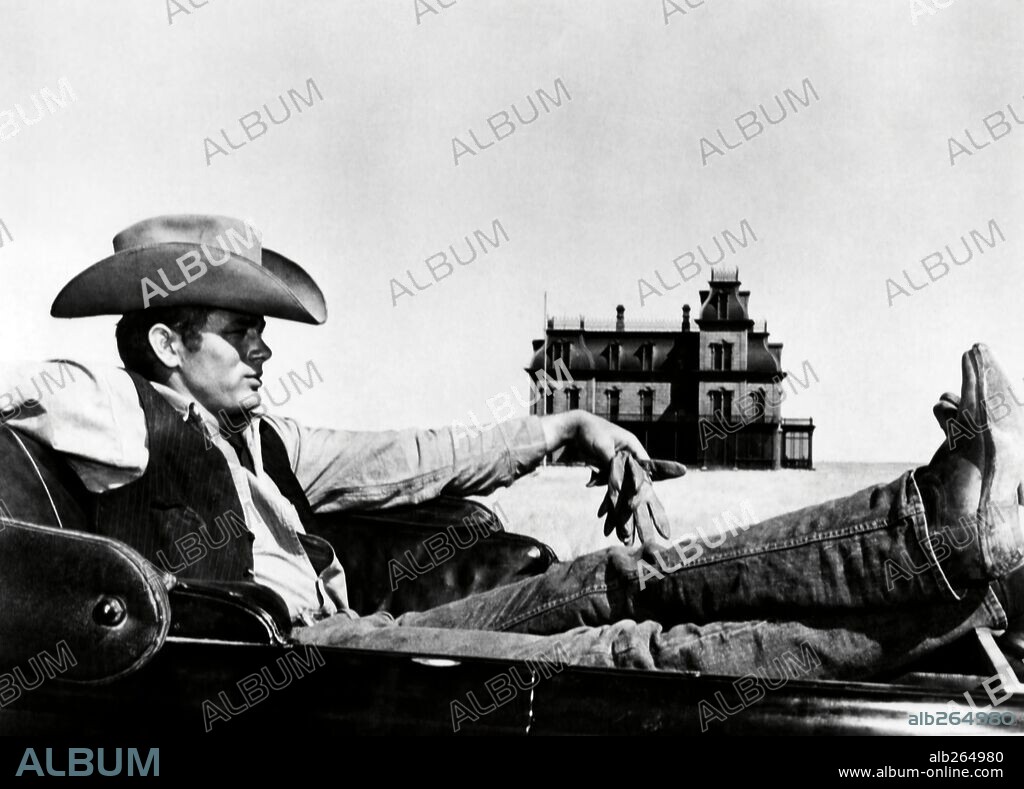JAMES DEAN dans GIANT, 1956, réalisé par GEORGE STEVENS. Copyright WARNER BROTHERS.
