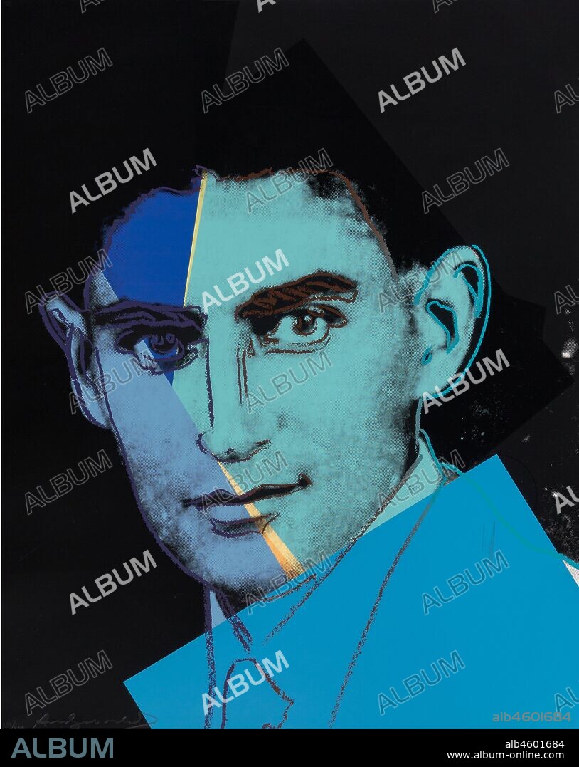 ANDY WARHOL. Franz Kafka (From Ten Portraits of Jews of the Twentieth Century).