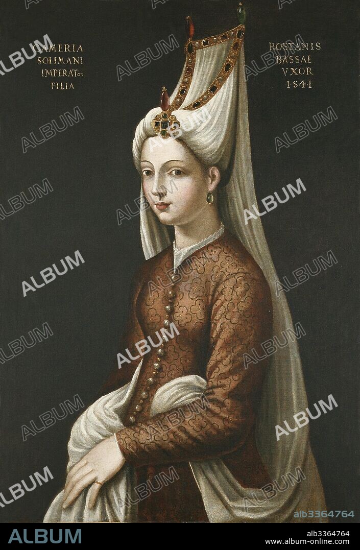 SECOND HALF 16TH CEN. ITALIAN. Princess Mihrimah Sultan (1522-1578), Daughter of the Emperor Suleiman I.