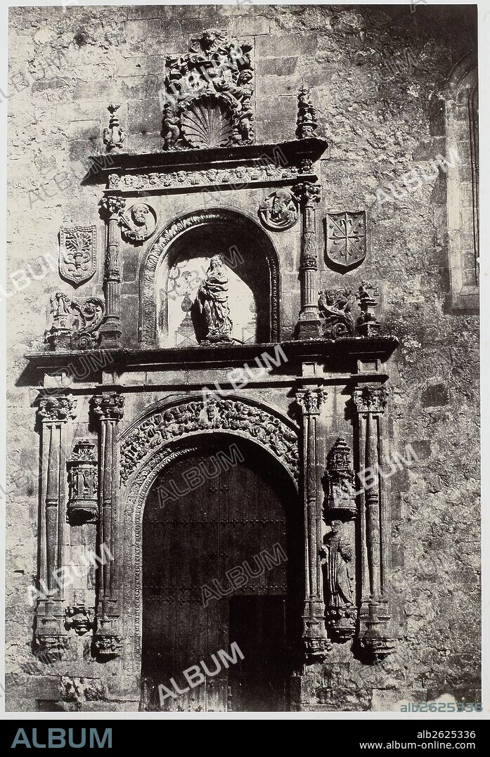 Gate of the Convento de las Dueñas to Salamanca Spain, Charles Clifford, c. 1850 - c. 1860.