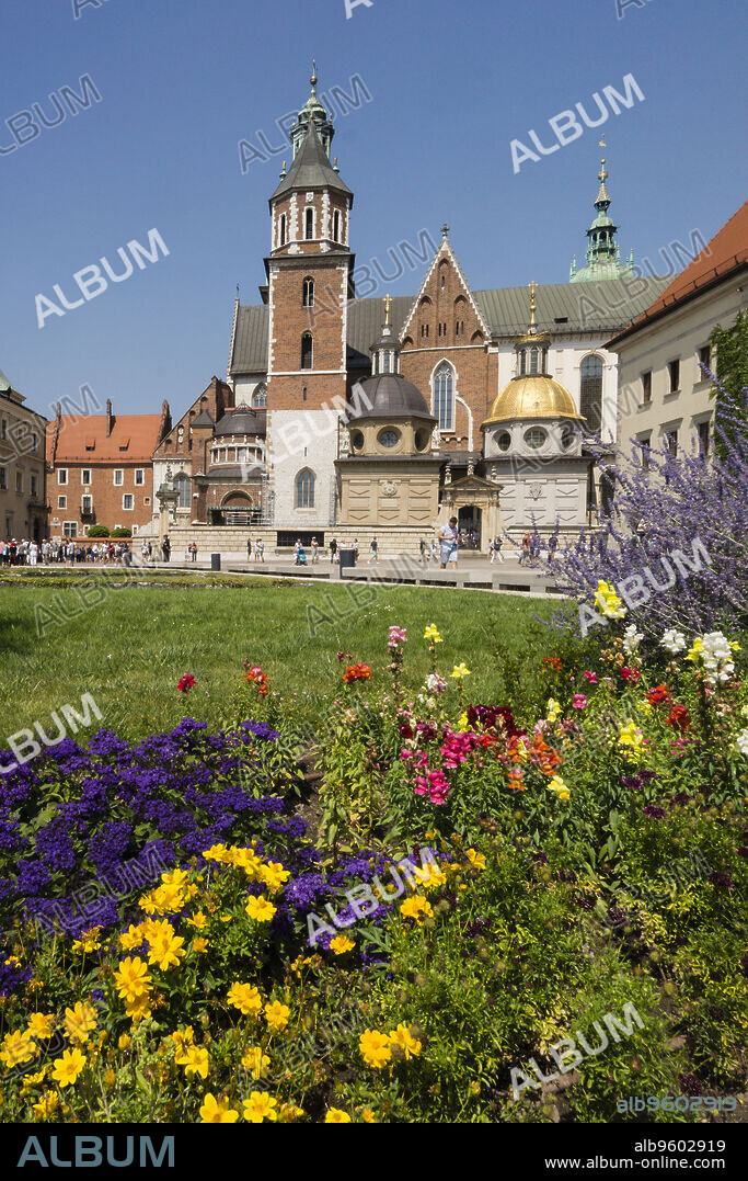 Catedral de Wawel, santuario nacional polaco, Cracovia,Polonia, eastern europe.