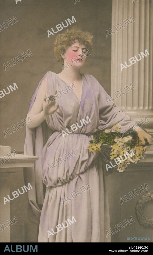 'Miss Marie Studholme', (1872-1930), c1930. Caroline Maria Lupton was an English actress and singer  in Victorian and Edwardian musical comedy. [W & D. Downey, London].