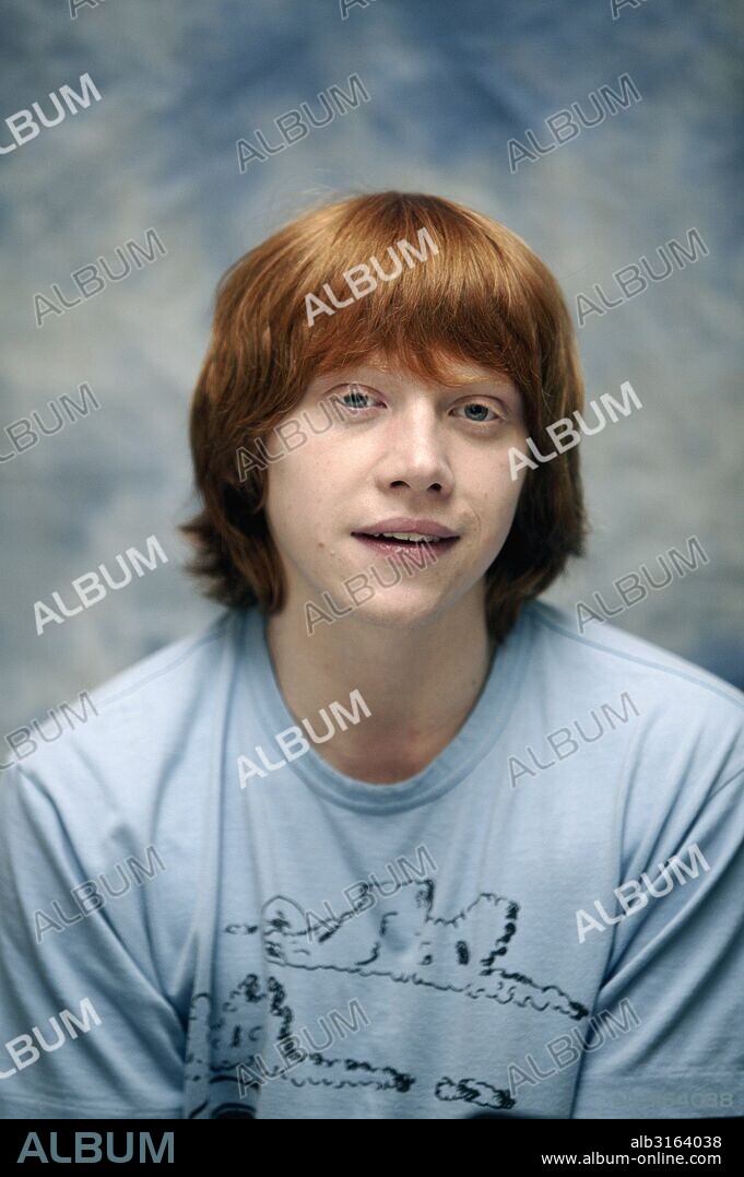 RUPERT GRINT. October 25, 2005 - U.S. - Rupert Grint promoting ''Harry Potter and the Goblet of Fire'' in New York City. October 25, 2005. 25/10/2005