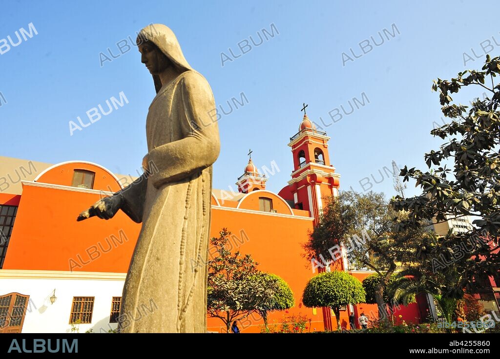 Chapel St. Rose of Lima, (Spanish Santa Rosa de Lima), Peru. St. Rose of Lima (born April 20/30, 1586, Lima, Viceroyalty of Peru [now in Peru]?died August 24, 1617, Lima) was the first person born in the Western Hemisphere to be canonized by the Roman Catholic Church. Her original name was Isabel Flores de Oliva;  she was canonized April 12, 1671; her feast day is August 23 (formerly August 30); and she's the patron saint of Peru and of all South America.