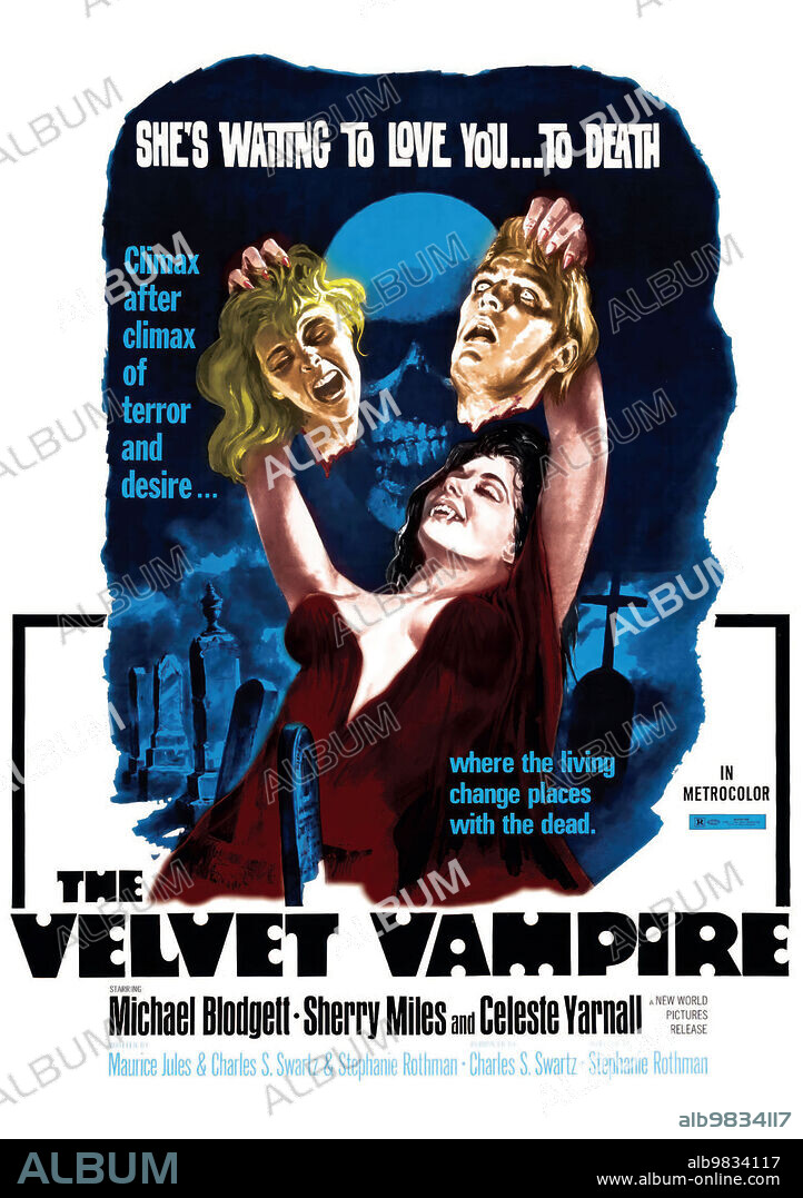 Poster de THE VELVET VAMPIRE, 1971, dirigida por STEPHANIE ROTHMAN. Copyright NEW WORLD PICTURES.