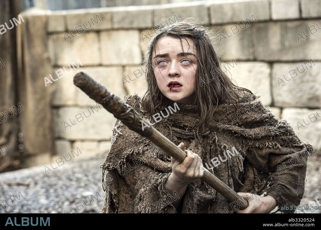 MAISIE WILLIAMS in GAME OF THRONES, 2011, directed by DANIEL MINAHAN. Copyright HBO. Season 6.