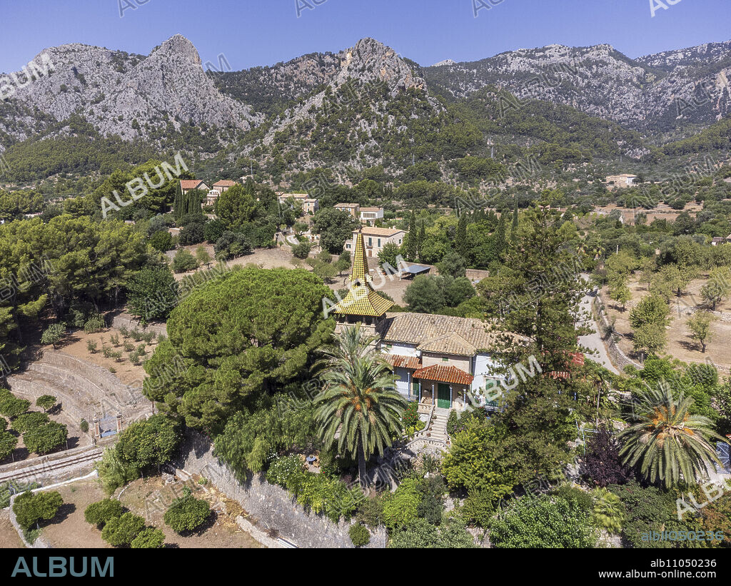 Villa Francisca, modernist house, Bunyola, Majorca, Balearic Islands, Spain.