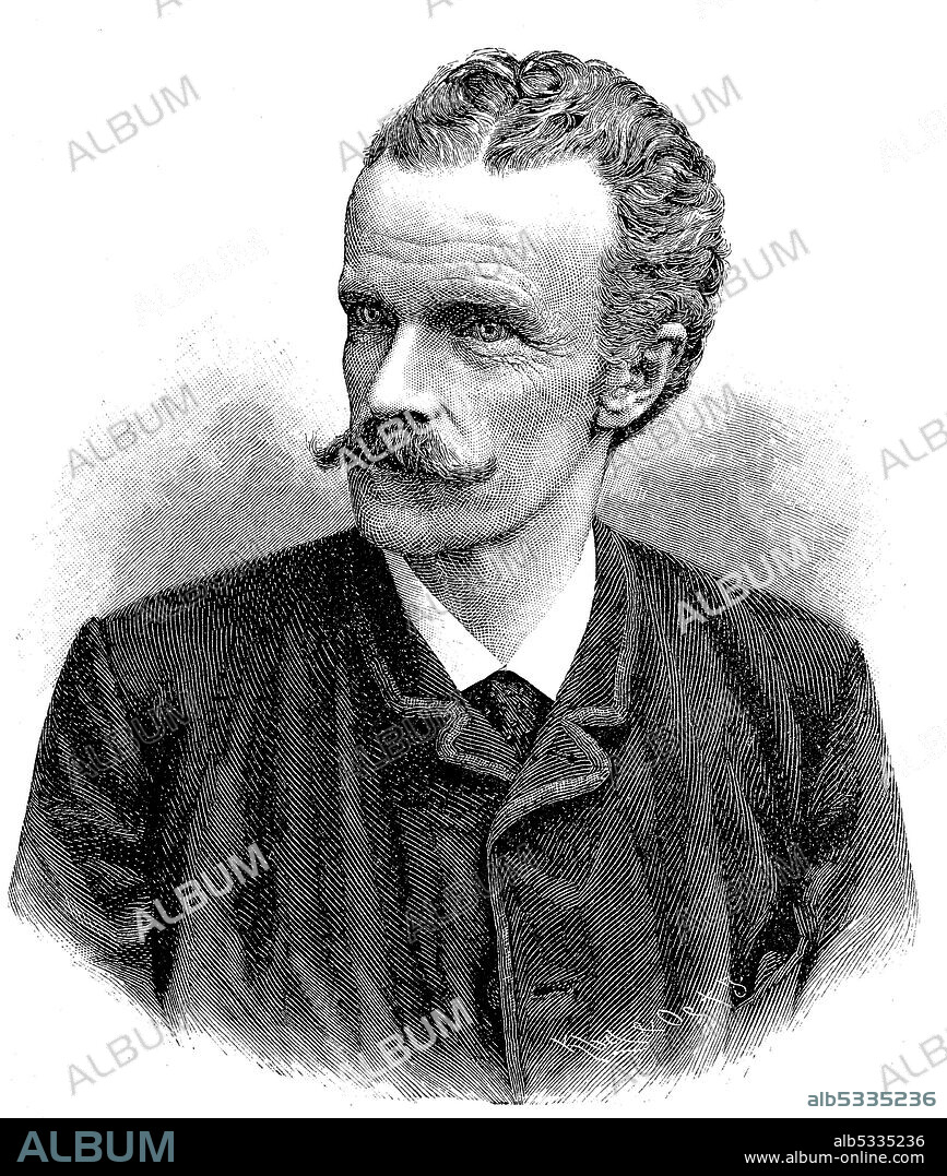 Duke Carl Theodor in Bavaria, 9 August 1839 - 30 November 1909, a well-known German ophthalmologist  /  Herzog Carl Theodor in Bayern, 9. August 1839 - 30. November 1909, ein bekannter deutscher Augenarzt, Historisch, historical, digital improved reproduction of an original from the 19th century / digitale Reproduktion einer Originalvorlage aus dem 19. Jahrhundert,.