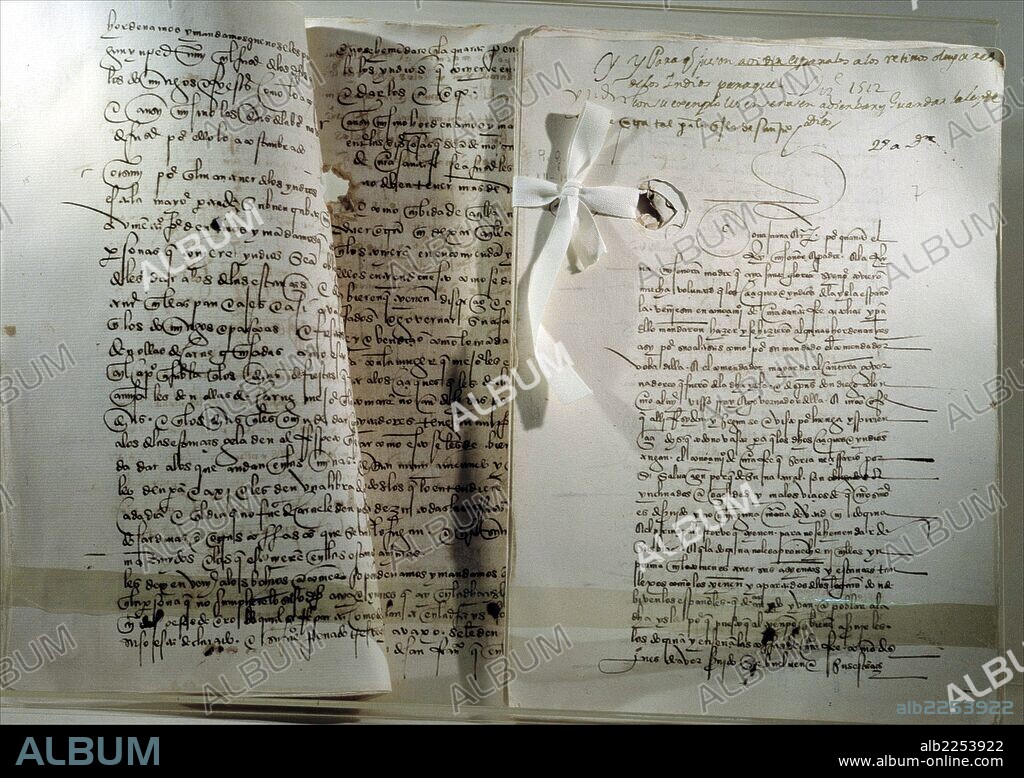 REYES CATOLICOS. ISABEL I DE CASTILLA , FERNANDO II DE ARAGON. CAPITULACIONES DE SANTA FE. ACUERDO FIRMADO POR LOS REYES CATOLICOS Y CRISTOBAL COLON PARA LA CONQUISTA DE LAS INDIAS, EL 17 - 04 - 1492. REPRODUCCION FASCIMIL.