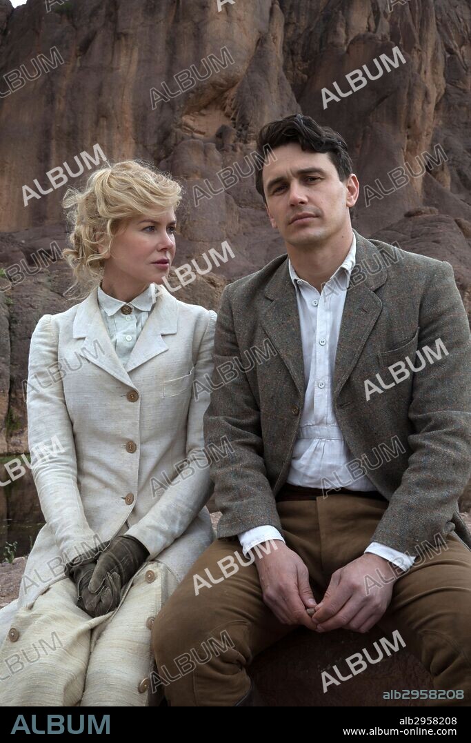 JAMES FRANCO and NICOLE KIDMAN in QUEEN OF THE DESERT, 2015, directed by WERNER HERZOG. Copyright BENAROYA PICTURES.