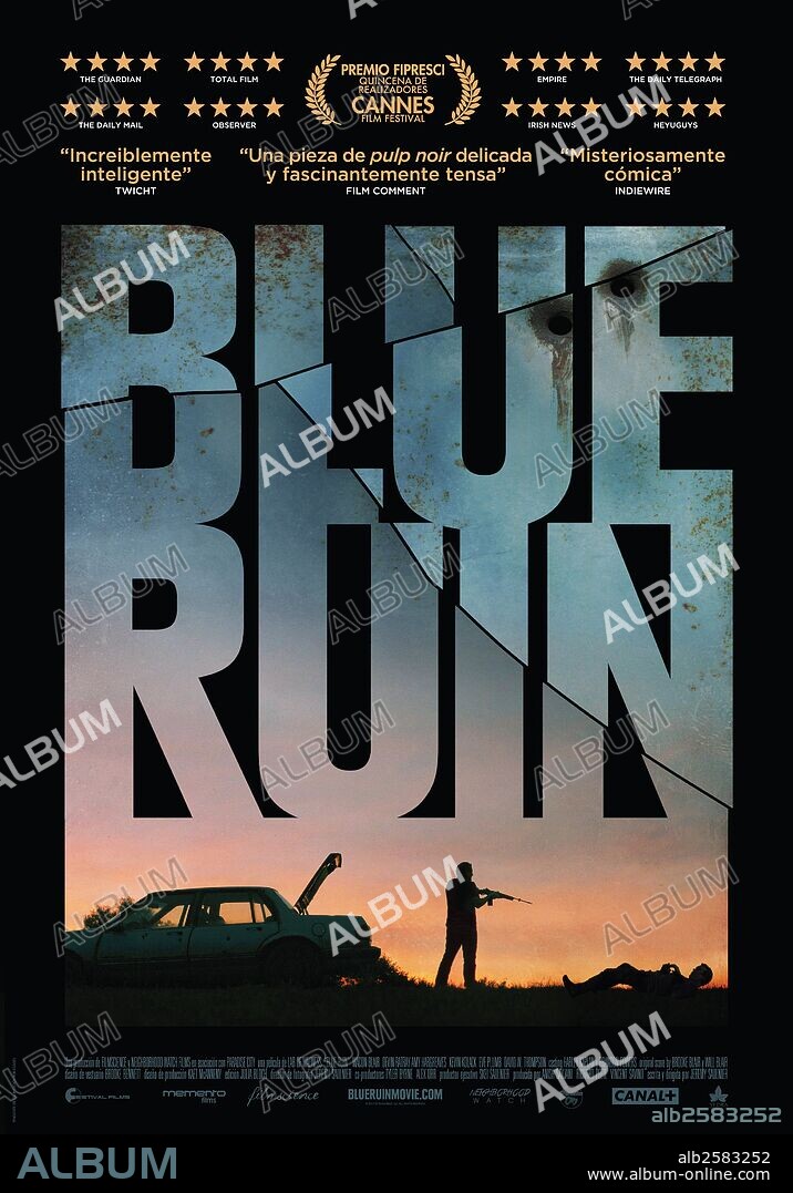 Plakat zu BLUE RUIN, 2013, unter der Regie von JEREMY SAULNIER. Copyright THE LAB OF MADNESS/FILM SCIENCE/NEIGHBORHOOD WATCH.