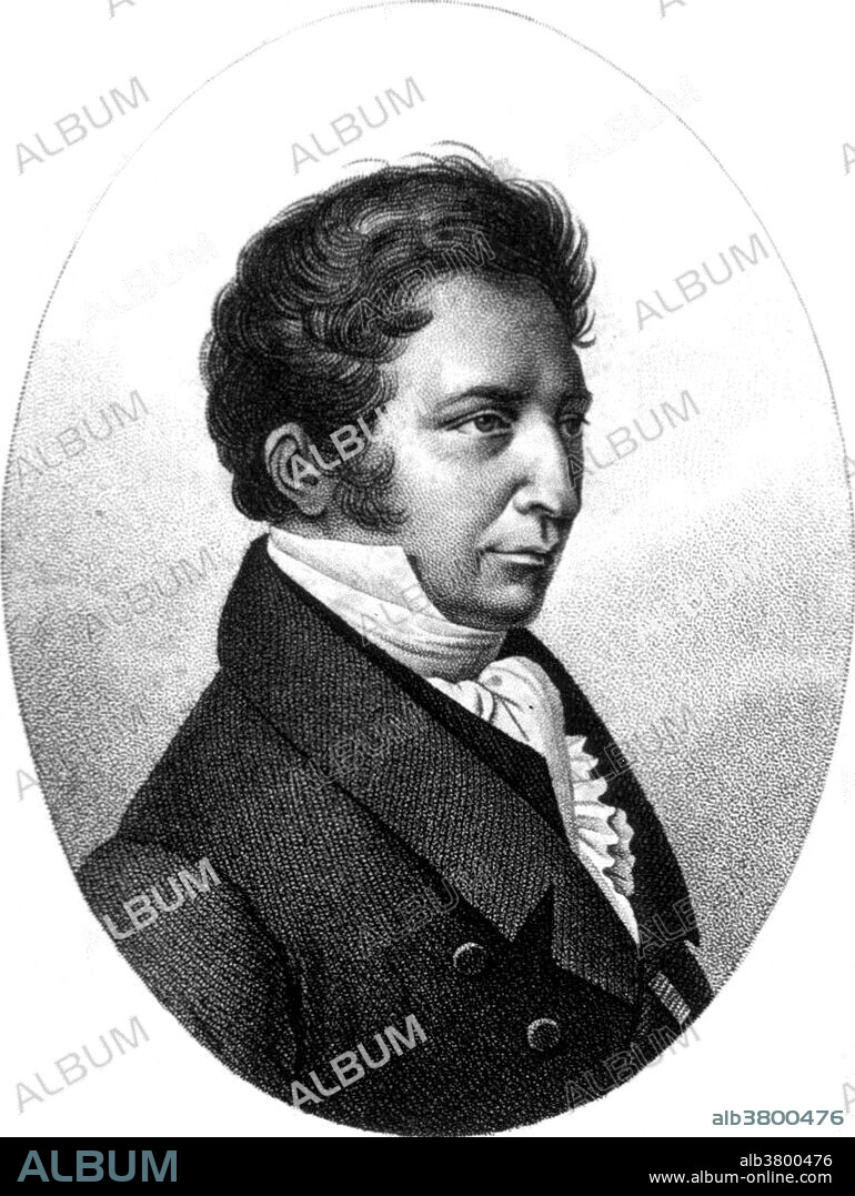 Joseph Louis Gay-Lussac (December 6, 1778 - May 9, 1850) was a French chemist and physicist known for his studies on the physical properties of gases. His first major investigation concerned the thermal expansion of gases. This was significant in the establishment of the Kelvin temperature scale later in the century. In 1805, he collaborated with Alexander von Humboldt in determining the proportions of hydrogen and oxygen present in water. His last great piece of pure research was on prussic acid in 1815 when he described cyanogen as a compound radicle, prussic acid as a compound of that radicle with hydrogen alone, and the prusiates (cyanides) as compounds of the radicle with metals. His work gave support to Dalton's atomic theory, and formed the basis for Avogadro's law. Collaborating with Thenard, he was the first to isolate the element boron. He died in 1850 at the age of 71. His is one of the 72 names of scientists inscribed on the Eiffel Tower.