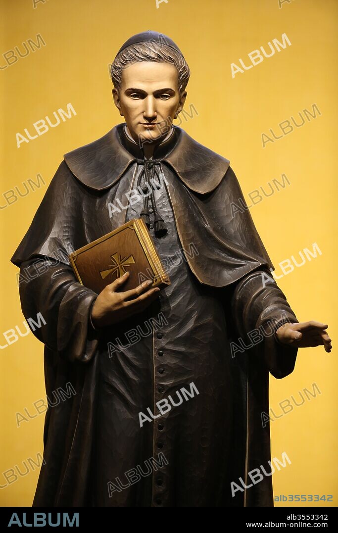 The Parish Church of Stresa, Santi Ambrogio and Theodolo. Blessed Antonio Rosmini : an Italian Roman Catholic priest and philosopher. Italy.