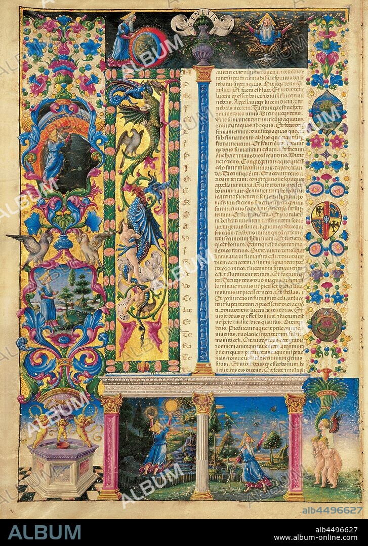 TADDEO CRIVELLI. The Bible of Borso d'Este.