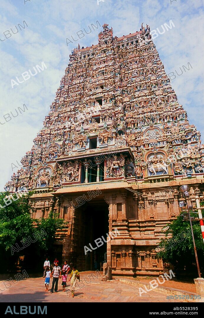 The Meenakshi Amman Temple (also called: Meenakshi Sundareswarar Temple, Tiru-aalavaai and Meenakshi Amman Kovil) is a Hindu temple dedicated to Parvati, known as Meenakshi, and her consort, Shiva, here named Sundareswarar. The present temple dates from between 1623 and 1655 CE.