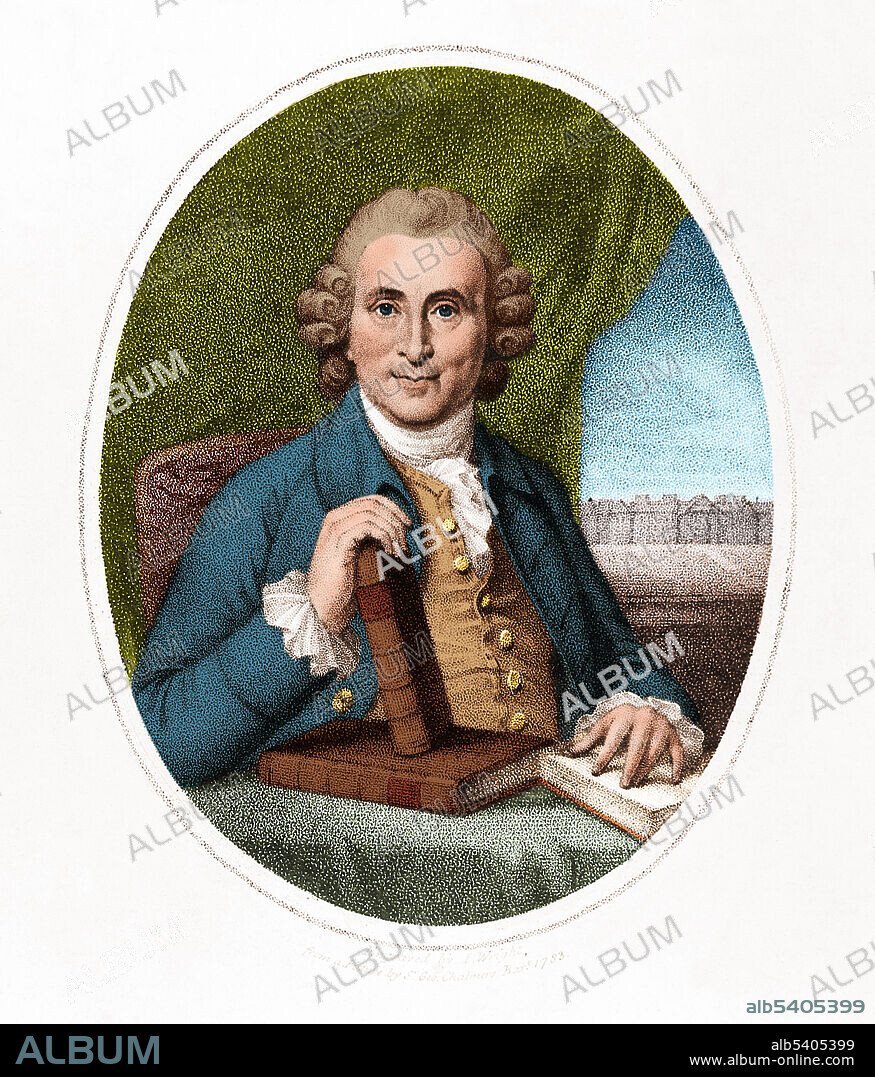 James Lind (1716-1794), Scottish physician who developed the theory that citrus fruits could cure scurvy. He argued for the health benefits of better ventilation aboard naval ships, the improved cleanliness of sailors' bodies, clothing and bedding, and below-deck fumigation with sulphur and arsenic. He also proposed that fresh water could be obtained by distilling sea water. Stipple engraving by J. Wright after Sir G. Chalmers, 1783.