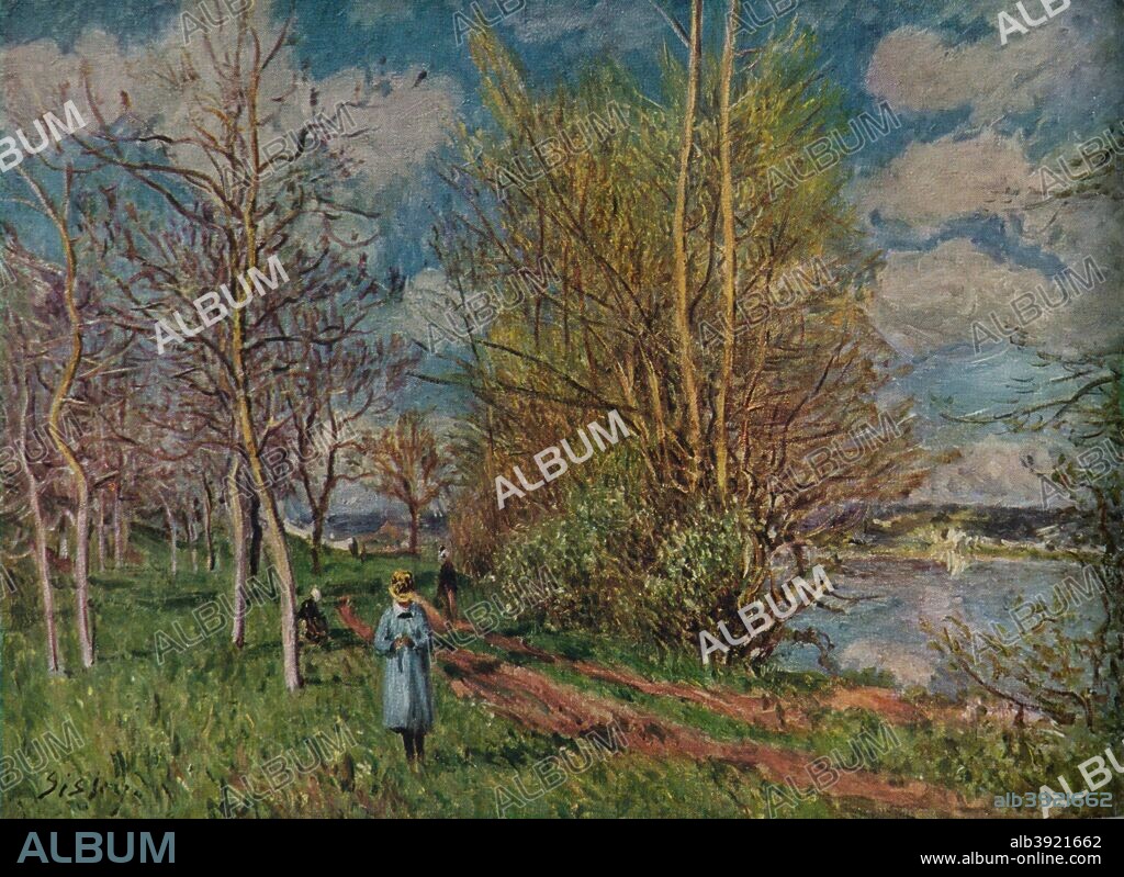 'The Small Meadows in Spring', c1880-1. Painting held at The National Gallery, London. From The Studio Volume 120. [The Studio Ltd., London & New York, 1940].
