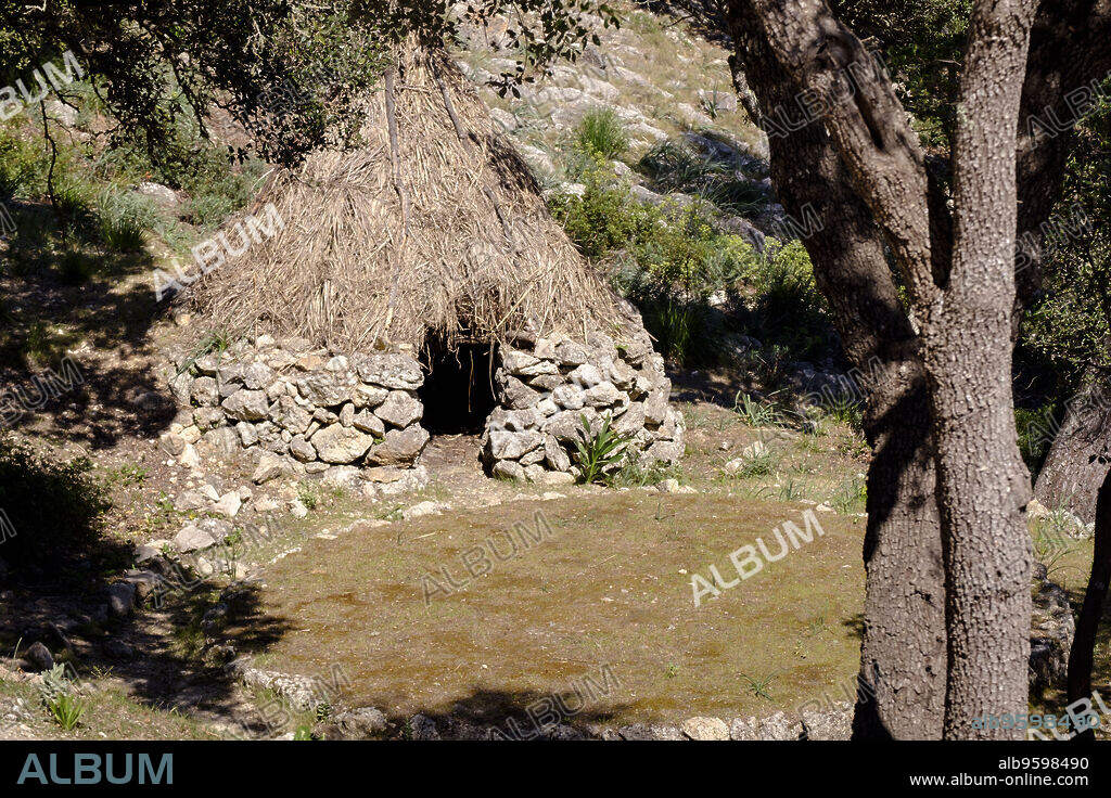 Ranxo de carbonero, Sa Comuna, Bunyola, Mallorca, balearic islands, Spain.