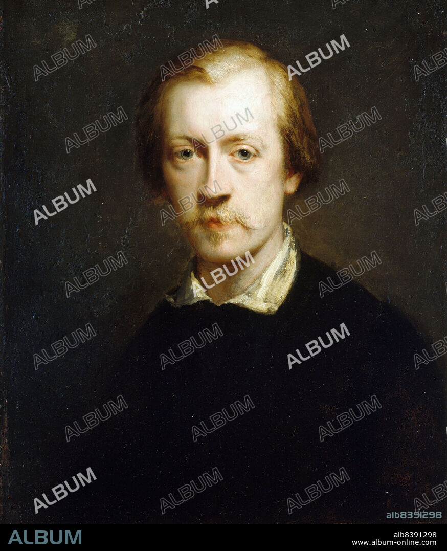 GUSTAVE RICARD. Portrait du peintre Félix Ziem, c.1850.