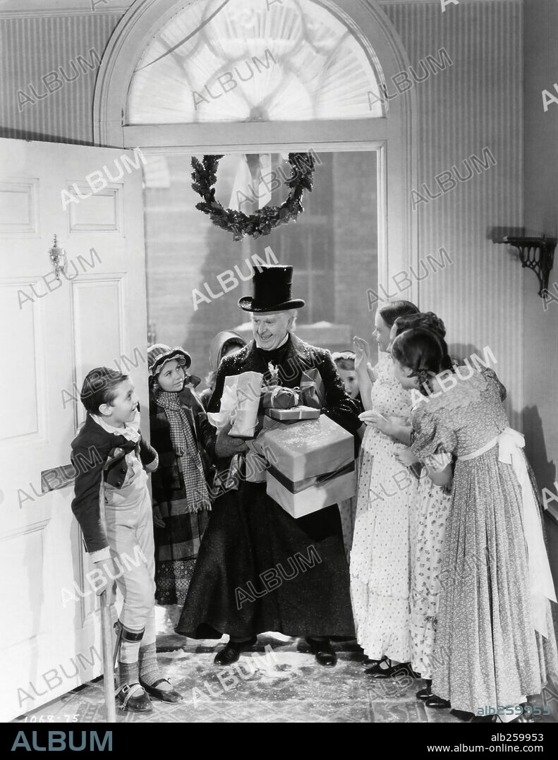 REGINALD OWEN en CUENTO DE NAVIDAD, 1938 (A CHRISTMAS CAROL). Copyright M.G.M.