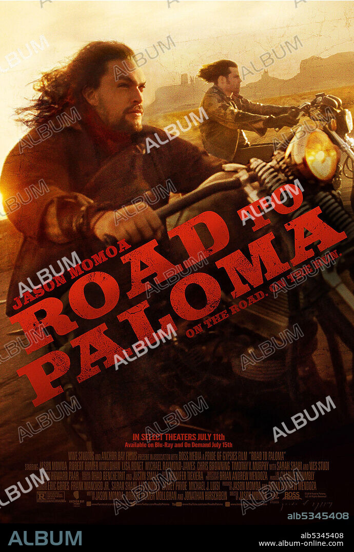 Poster de CAMINO A PALOMA, 2014 (ROAD TO PALOMA), dirigida por JASON MOMOA. Copyright Anchor Bay Entertainment.