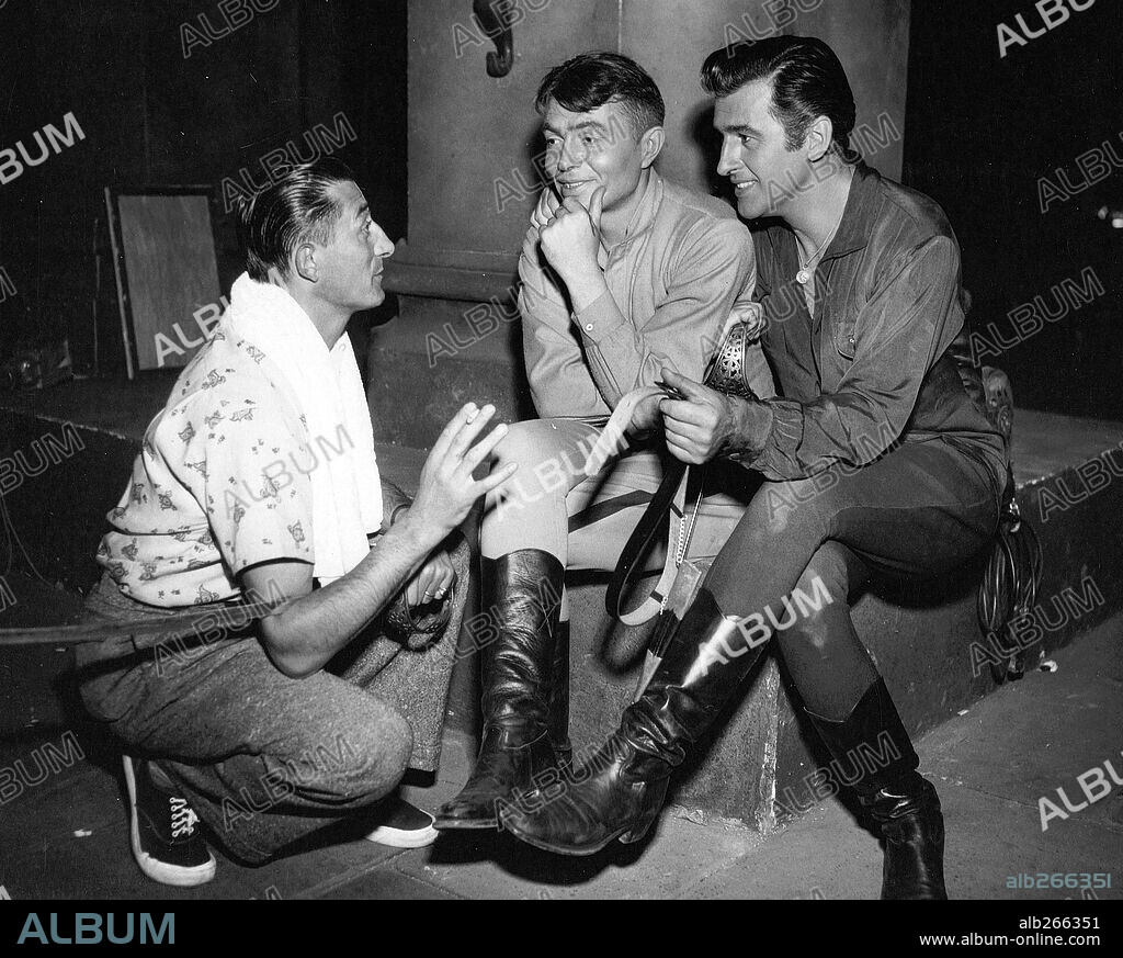 JAMES MASON und STEWART GRANGER in THE PRISONER OF ZENDA, 1952, unter der Regie von RICHARD THORPE. Copyright M.G.M.