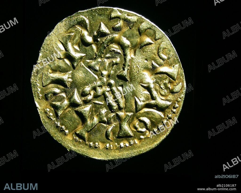 NUMISMATICA. MONEDA VISIGODA. SISENANDO CORDOBA (BAETICA) (631-636) REVERSO.