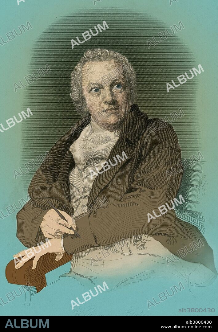 William Blake (1757-1827) was an English poet, painter, and printmaker. Blake is considered a seminal figure in the history of both the poetry and visual arts of the Romantic Age. His prophetic poetry has been said to form "what is in proportion to its merits the least read body of poetry in the English language". His visual artistry has led one contemporary art critic to proclaim him "far and away the greatest artist Britain has ever produced".